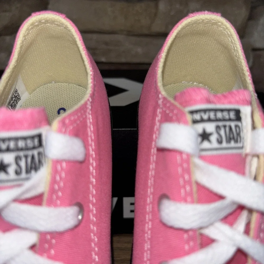 *NEW* INFANT CONVERSE Chuck Taylor All Star Toddler Low Top Pink (7J238) Sz 10